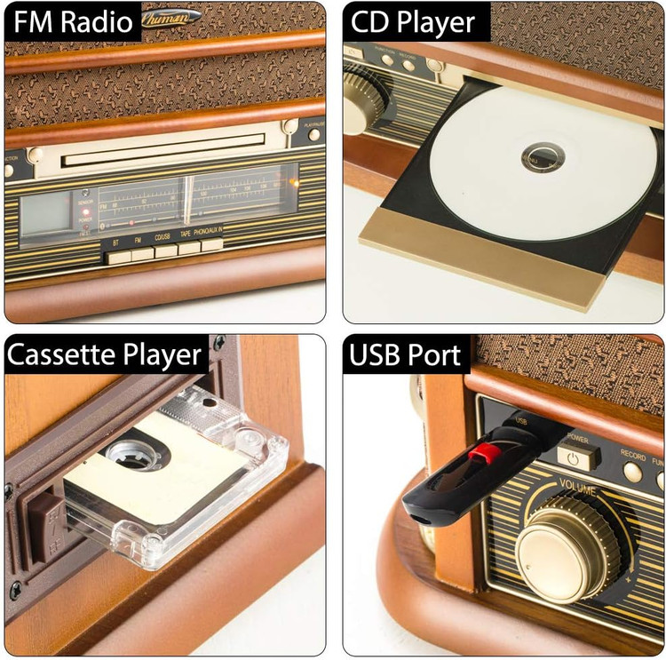 قیمت مناسب گرامافون وینیل پلیر شومان