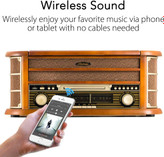 خرید گرامافون دیجیتال برند Shuman با طراحی نوستالژی