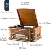 خرید گرامافون وینیل پلیر شومان با طراحی چوبی