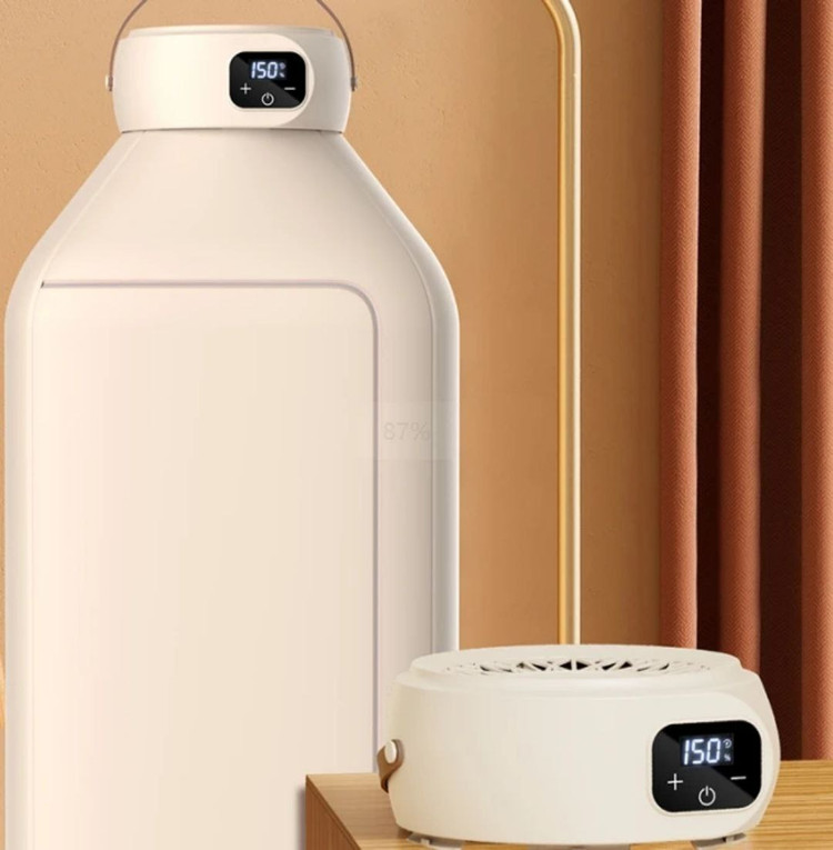 خرید خشک کن لباس قابل حمل دایره ای با صفحه لمسی