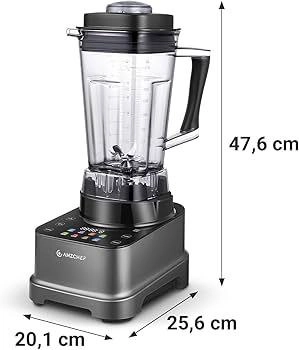 مخلوط کن حرفه ایamzachef مدل XL-05 با  پارچ دو لیتر و قدرت موتور 2000 وات