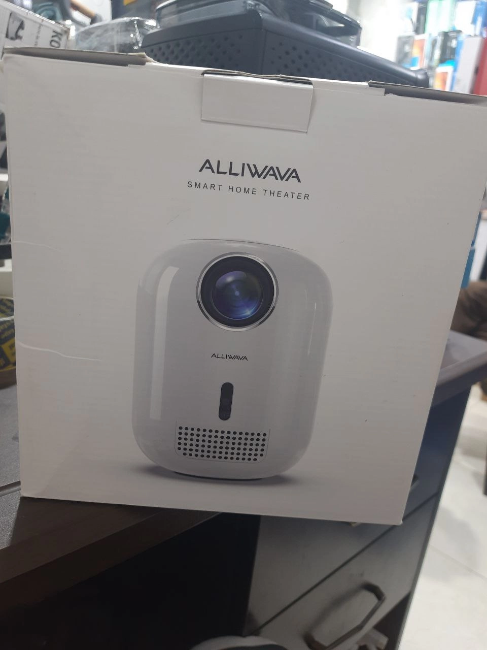 تصویر جعبه ویدئو پروژمتور هوشمند Alliwaha PR350
