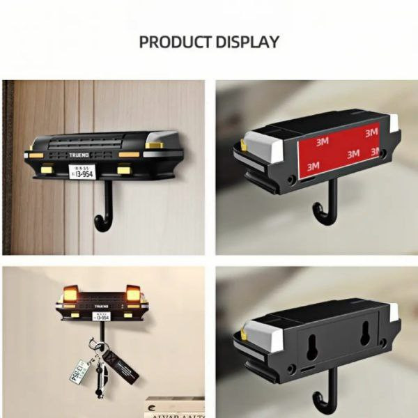 جا کلیدی دیواری ماشینی با قابلیت روشن شدن چراغ