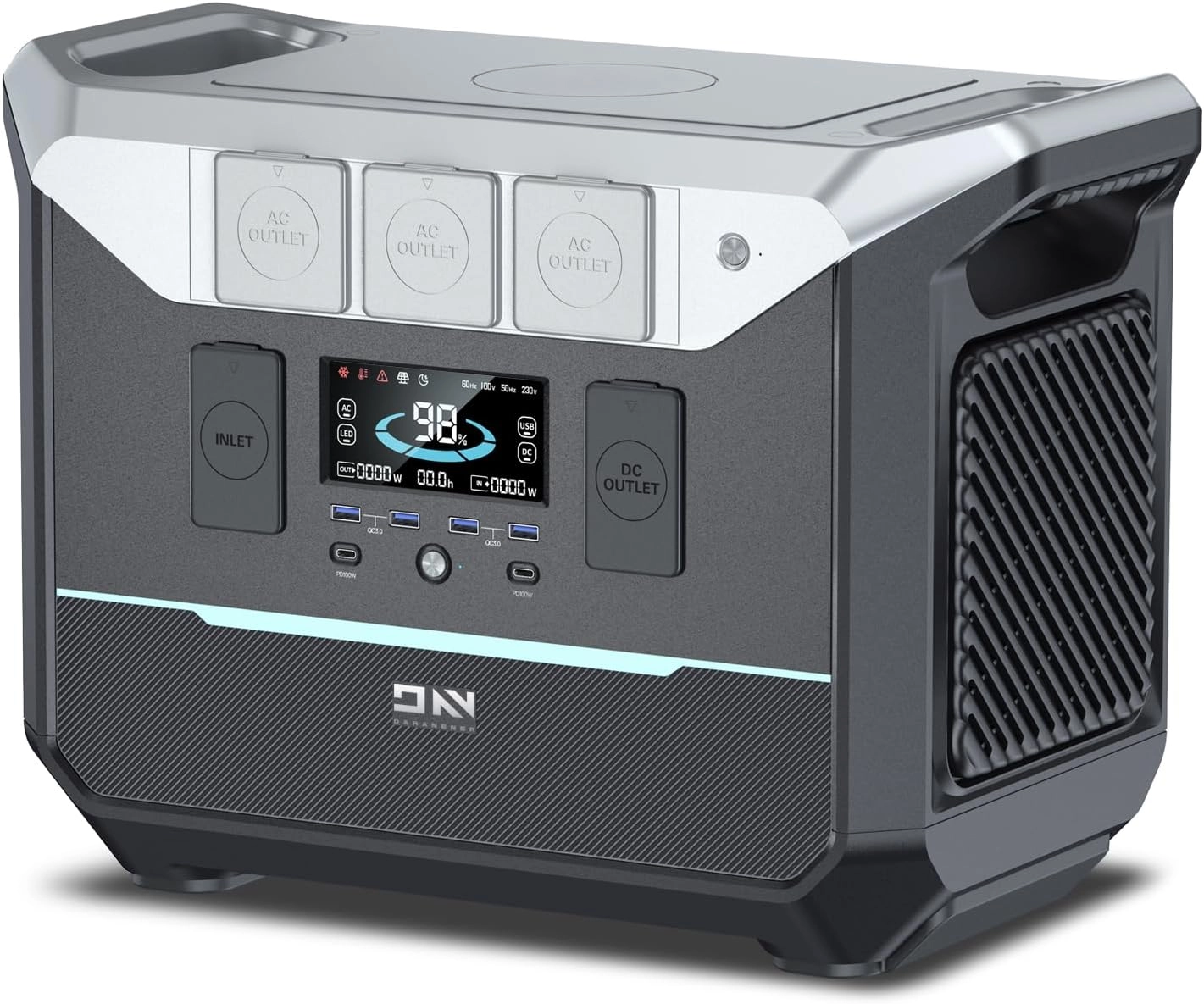 خرید پاور استیشن پرتابل DaranEner مدل NEO1500 Pro با توان 1800 وات و باتری LiFePO4