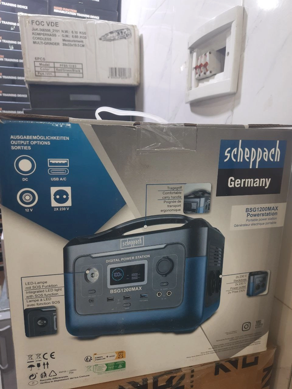 پاور استیشن شپخ مدل Scheppach BSG1200MAX برای خرید و قیمت