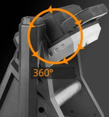 خرید چراغ مسافرتی پایه دار چرخشی با پاور بانک 2000 میلی آمپر