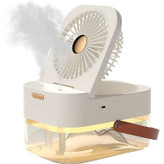 دستگاه فن رومیزی Dual Spray Night Light سفید