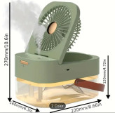 دستگاه فن رومیزی Dual Spray Night Light سفید