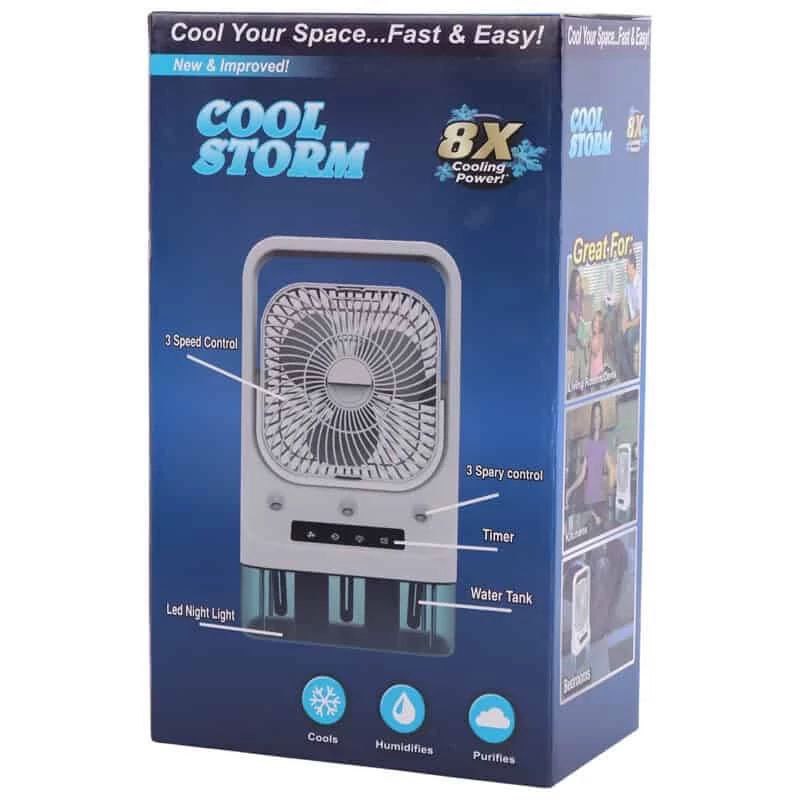 کولر قابل حمل مه پاش برند Cool Storm با سه سرعت باد