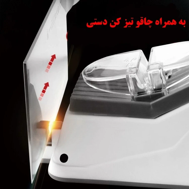 خرید چاقو تیزکن برقی قوی دو مرحله‌ای
