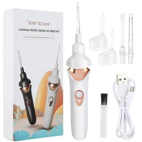 دستگاه تمیز کننده گوش با سری نرم و چراغ LED