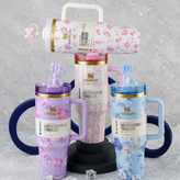 خرید لیوان استنلی با پک هدیه دخترانه