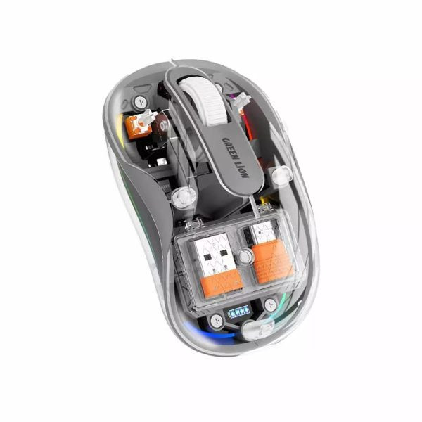 ماوس بی سیم شفاف گرین لاین با اتصال Type-C
