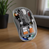 ماوس شفاف گرین لاین مدل Turtle Mouse 2400DPI