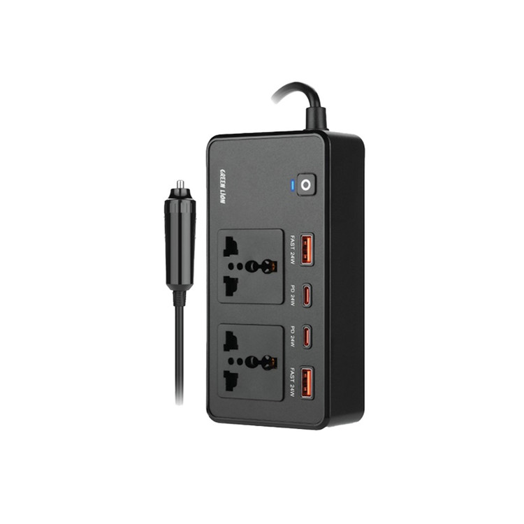 اینورتر گرین لایون 200 وات با پریز AC و پورت USB
