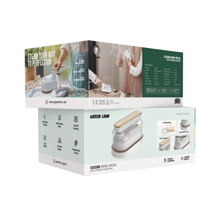 اتو بخار مسافرتی گرین لاین صفحه سرامیک