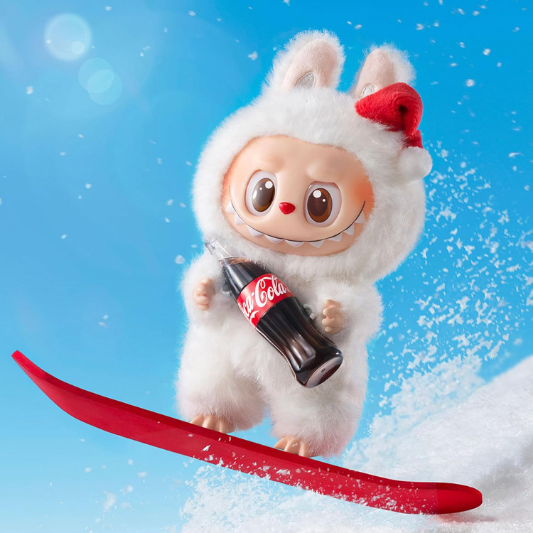 عروسک لبوبو اورجینال با قوطی فلزی نوشابه