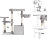 قیمت درخت گربه با طناب پنجهساب و سکوی پهن