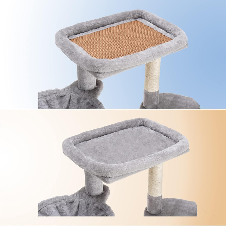 نمای کناری درخت گربه خاکستری چندسطحه Hey-brother