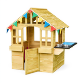 کلبه چوبی کودکانه مناسب فضای باز