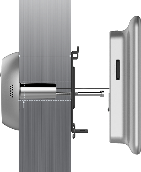 زنگ بیسیم ازویز مدل DP2C با دریچه نظارتی
