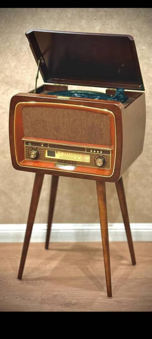 گرامافون ایستاده با قابلیت پخش فلش و بلوتوث