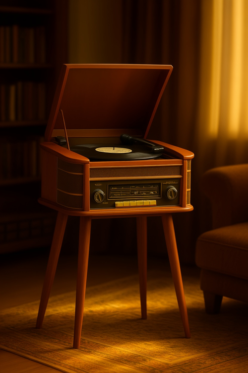 رادیو گرامافون دار با قابلیت بلوتوث