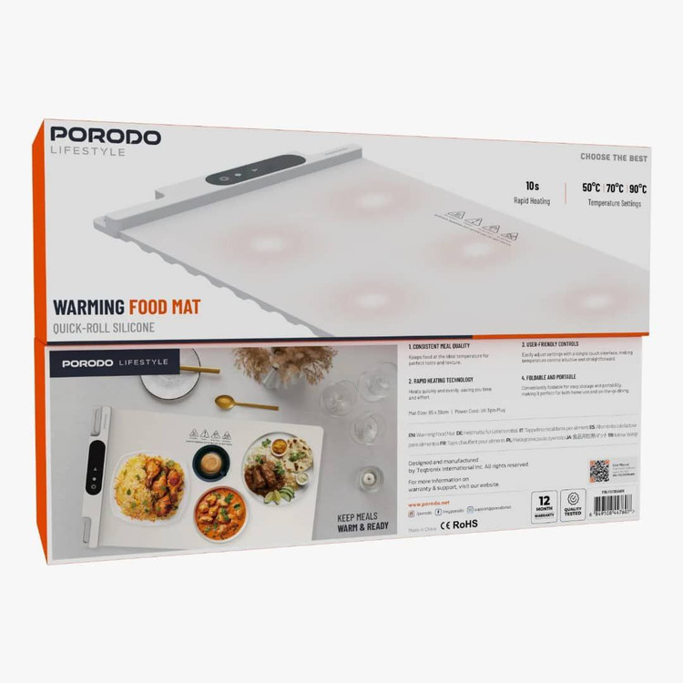 خرید آنلاین پد گرمکننده غذا پرودو با سه سطح دما