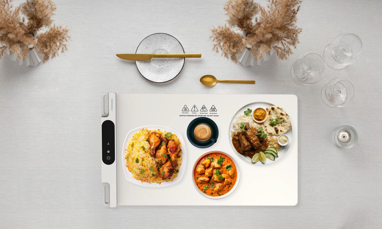پد گرم‌کننده غذا پرودو Porodo Lifestyle Warming Food Mat