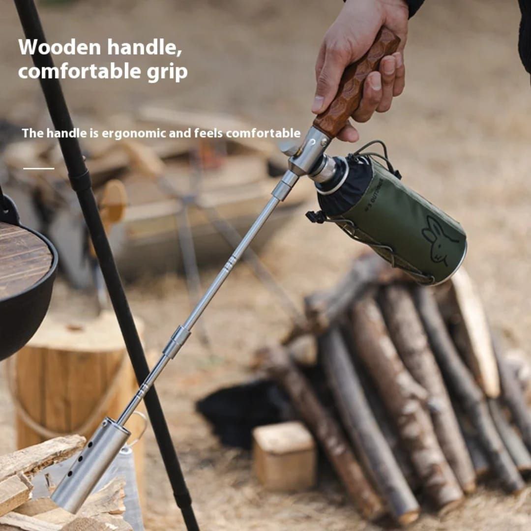 مشعل گازی کمپینگ در حال استفاده