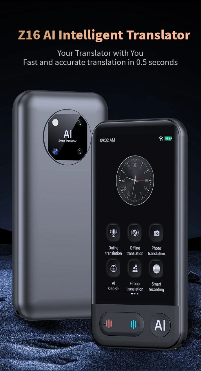مترجم مسافرتی Z16 مناسب سفر، جلسات کاری و مکالمات بینالمللی