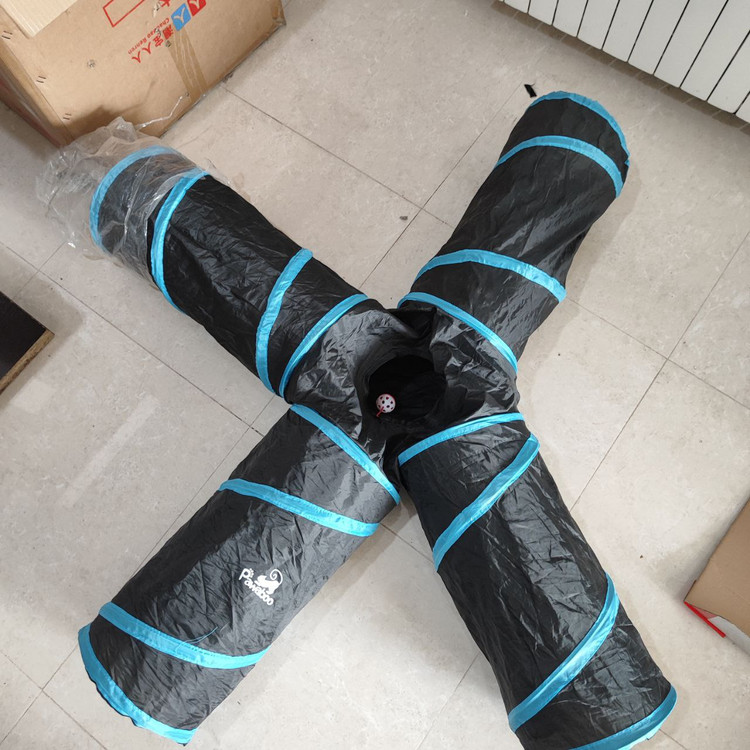 اسباب بازی لوکس گربه مدل تونل تاشو PAWBOO