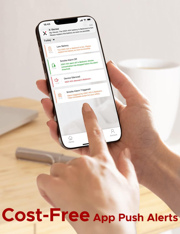 خرید دتکتور دود وای فای با قابلیت اتصال به گوشی
