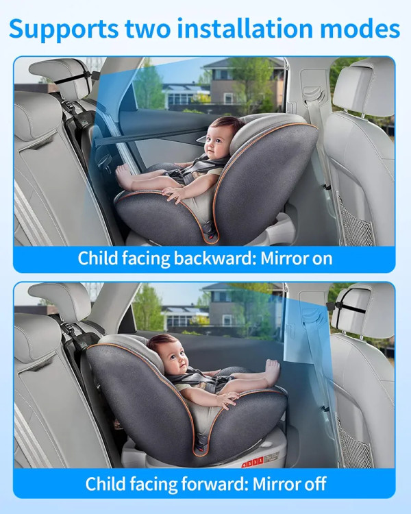 افزایش ایمنی رانندگی والدین با سیستم نظارت تصویری صندلی عقب