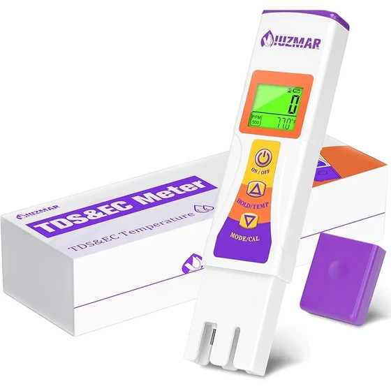 تست کیفیت آب آکواریوم با دستگاه سنجش 4 کاره UIUZMAR