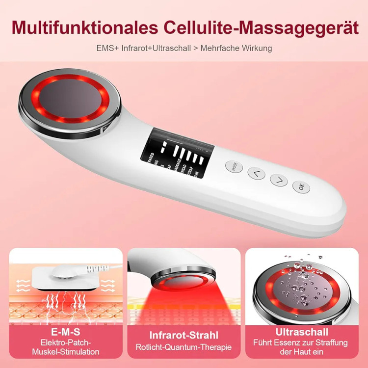 دستگاه لاغری موضعی خانگی 3 کاره مجهز به فناوری اولتراسونیک