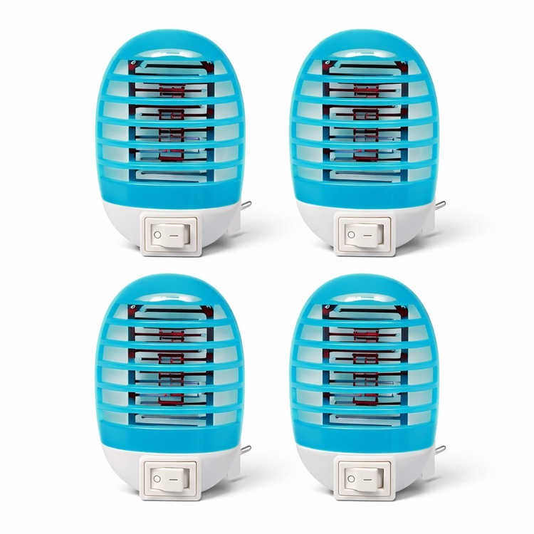 پک 4 عددی حشره کش برقی UV خانگی | دستگاه پشه کش بی صدا و بدون مواد شیمیایی