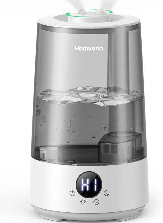 پر کردن آسان مخزن آب دستگاه بخور هوموانا از قسمت بالا بدون نشتی