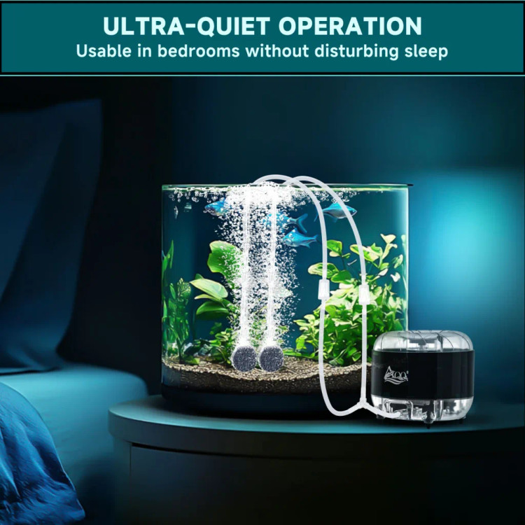 نصب آسان دستگاه AQ108-12W برای مخزن ماهی