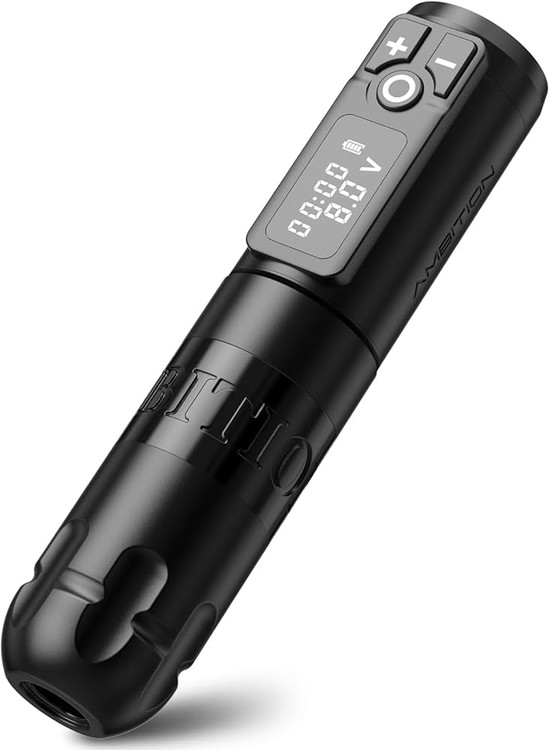 نمای کلی دستگاه تتو بیسیم SOLDIER با بدنه آلومینیومی