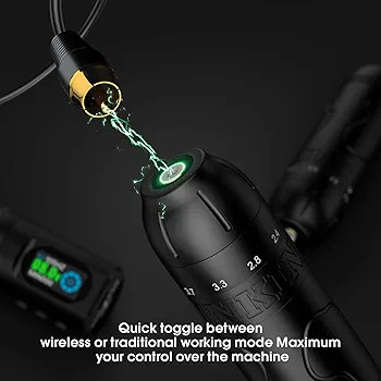 دستگاه تاتو وایرلس مناسب لاینورک و شیدینگ حرفهای