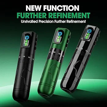 ماشین تاتو حرفهای INKin با باتری قابل تعویض و نمایشگر دیجیتال