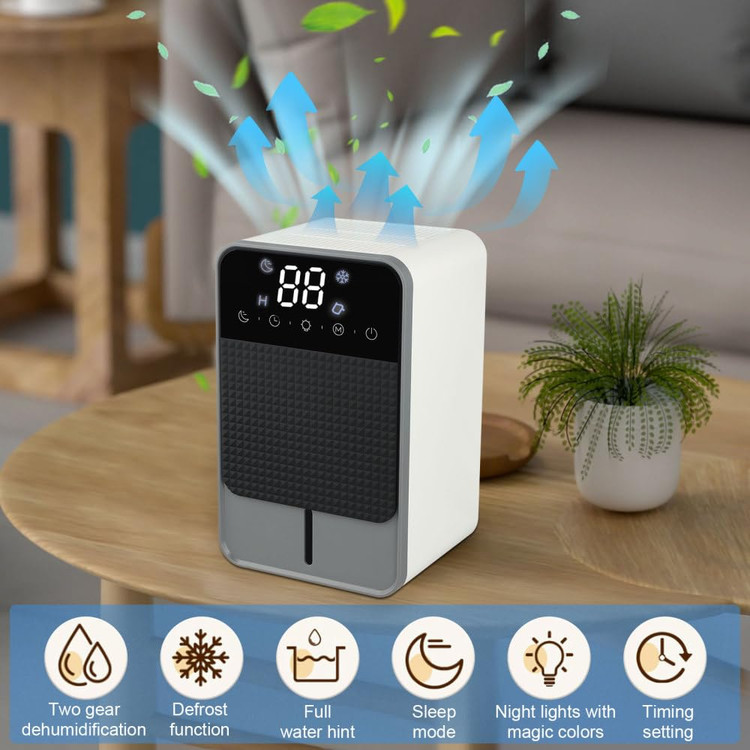 رطوبتگیر حمام D1C با خاموشی خودکار و تایمر هوشمند