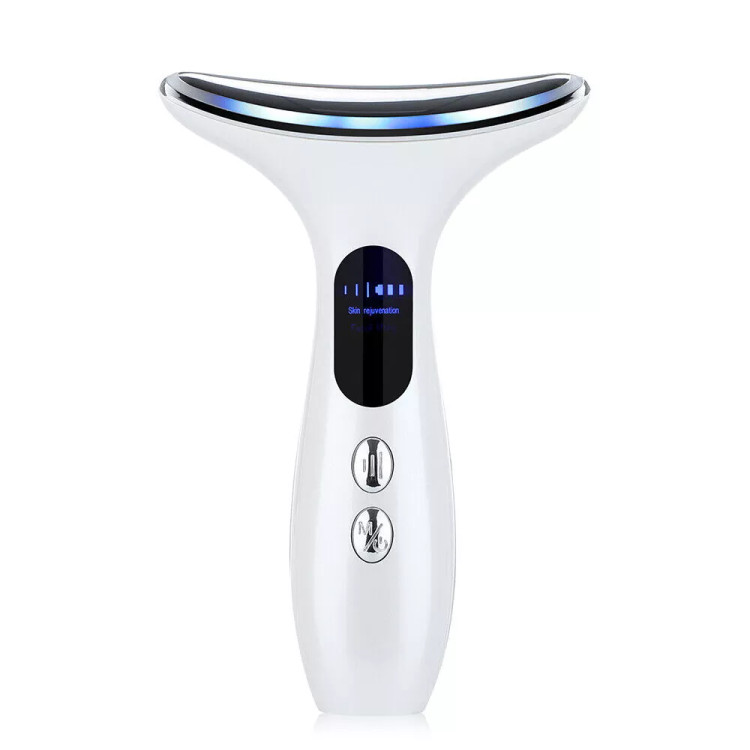 دستگاه ماساژور و لیفتینگ گردن و صورت HY38 با فناوری EMS و میکروکارنت