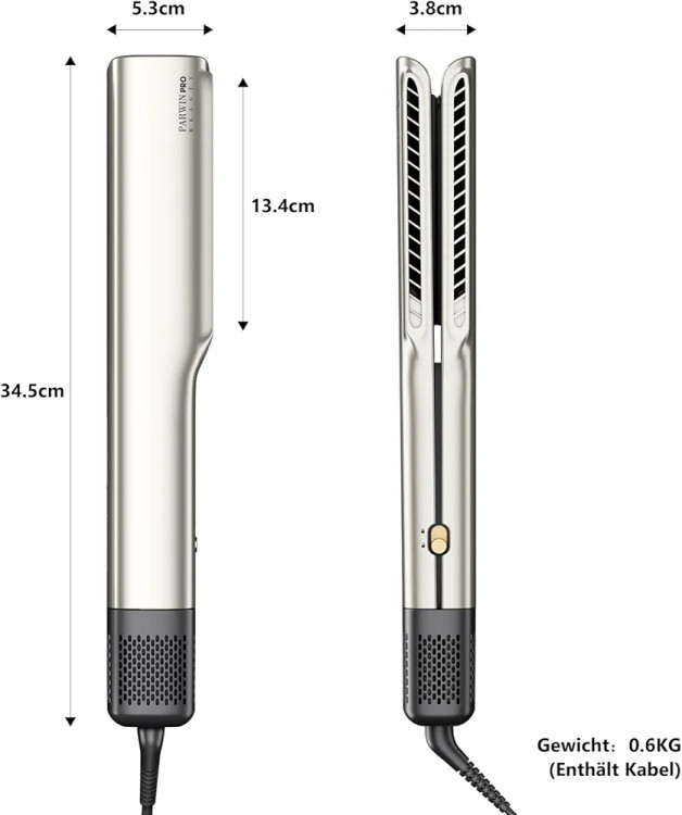 دستگاه صاف کننده حرفهای با طراحی ارگونومیک و راحت