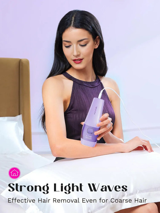 لیزر موهای زائد خانگی با سطوح شدت قابل تنظیم