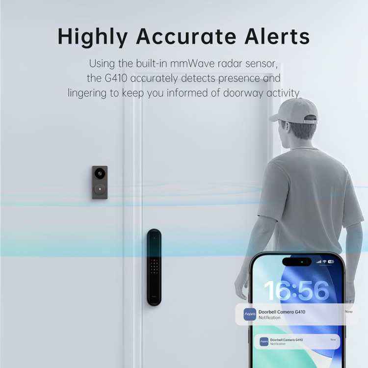 تشخیص حضور mmWave با دقت بالا در زنگ درب Aqara