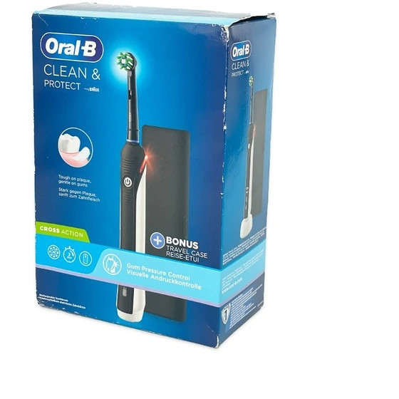 مسواک برقی Oral-B Clean & Protect | موتور براون + کیف نگهدارنده | اصل آلمان