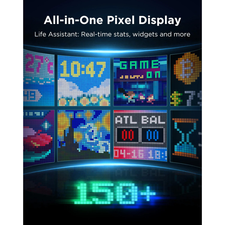 صفحه داشبورد اطلاعاتی چراغ گووی H۸۶۳۰ شامل آب و هوا و زمان