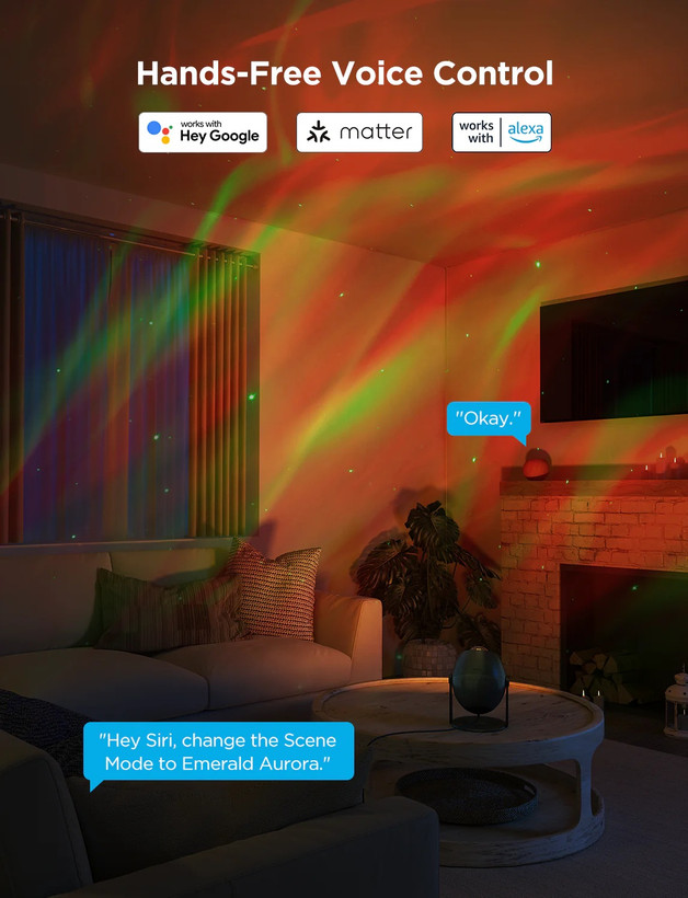 . کنترل هوشمند پروژکتور گووی با الکسا و Google Home